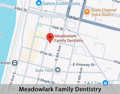 Map image for Will I Need a Bone Graft for Dental Implants in Kelso, WA